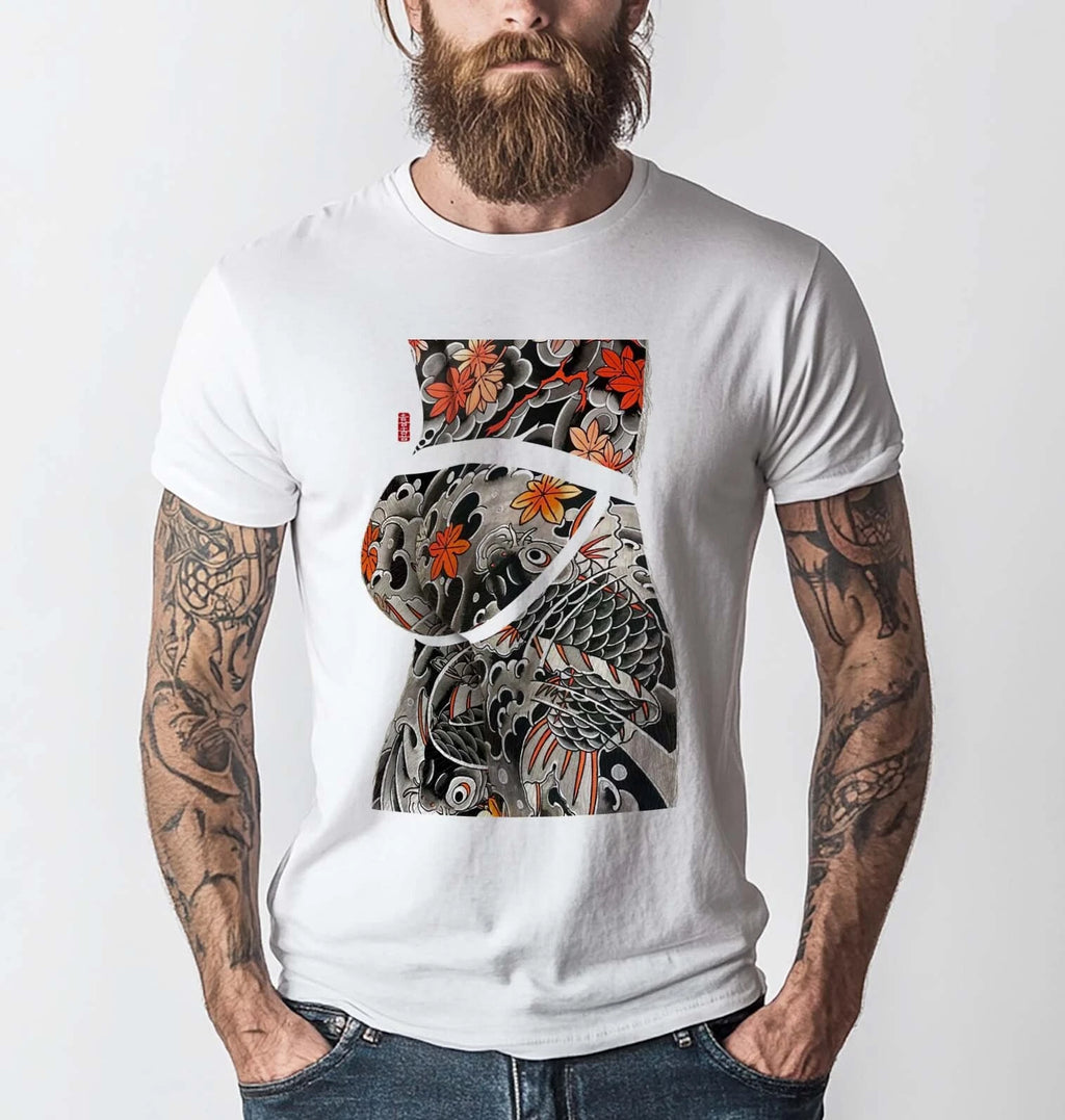 Gay Fashion Inked Hunk T-shirt | Gay Art l Gay Tattoo Art l Gift for Him l