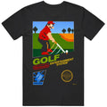 Retro pixel golf game box art Video Game Fan T Shirt