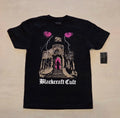 BLACKCRAFT Cult T-Shirt Black sizeL Gothic Occult Graphic Lightning Eyes New