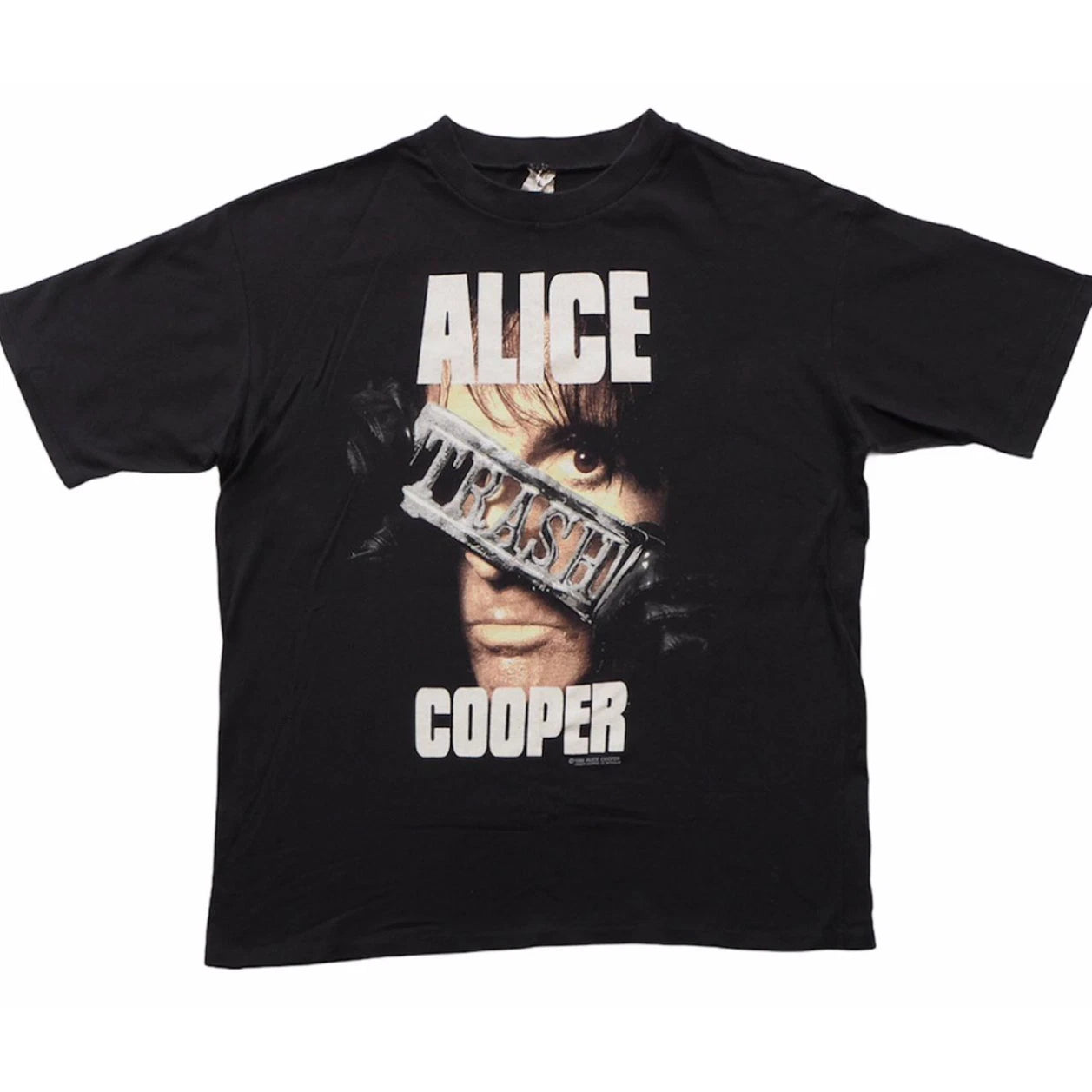Vintage ALICE COOPER 1989 Trash T Shirt S-234XL black shirt all size