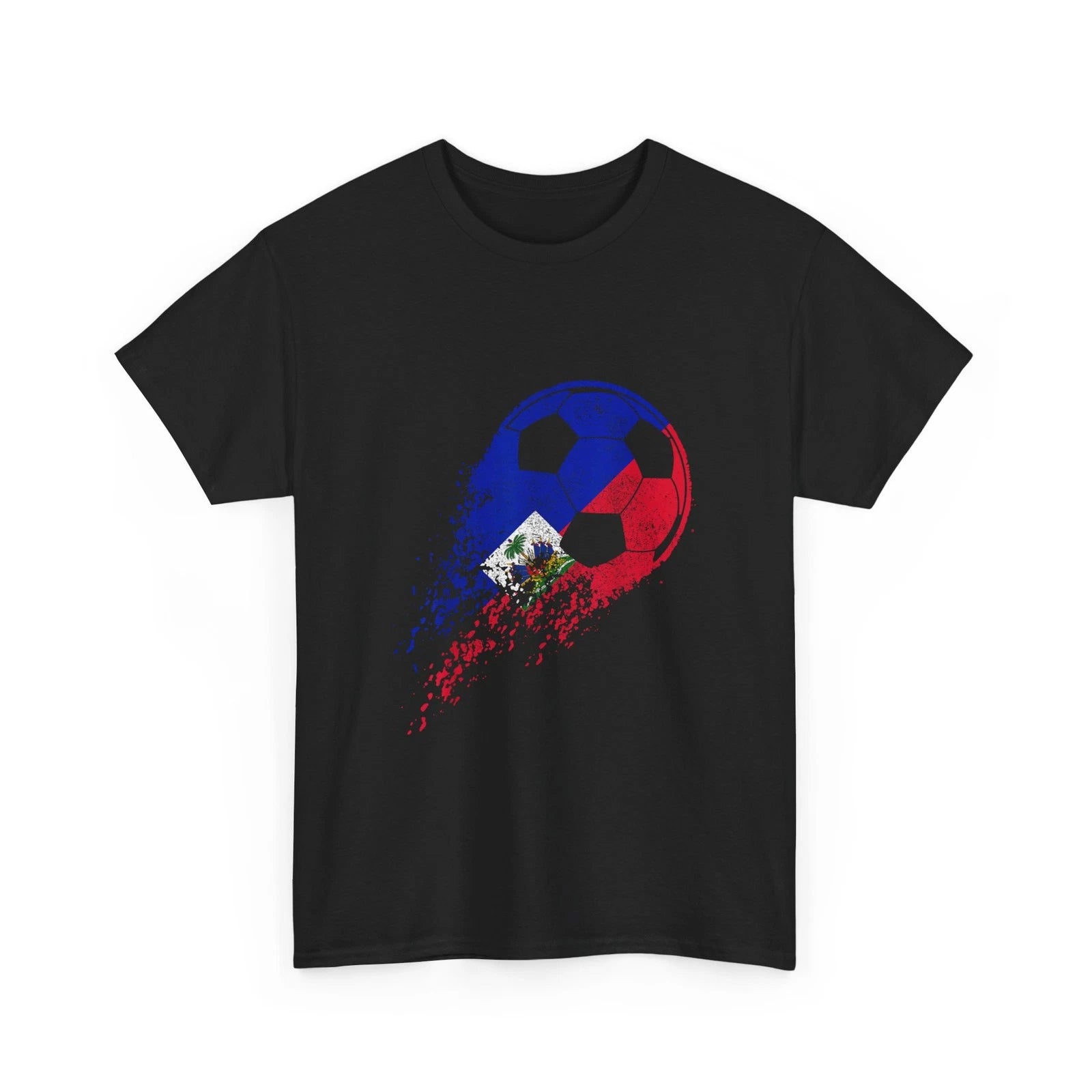 Haiti Soccer T-Shirt, Haitian Flag Pride Soccer Player Women Men Shirt