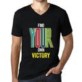 Men's Graphic T-Shirt V Neck Find Your Own Victory Eco-Friendly Limited Edition