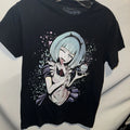 Kawaii Krypt Shirt Adult Small Black Short Sleeve Anime Manga Horror Graphic
