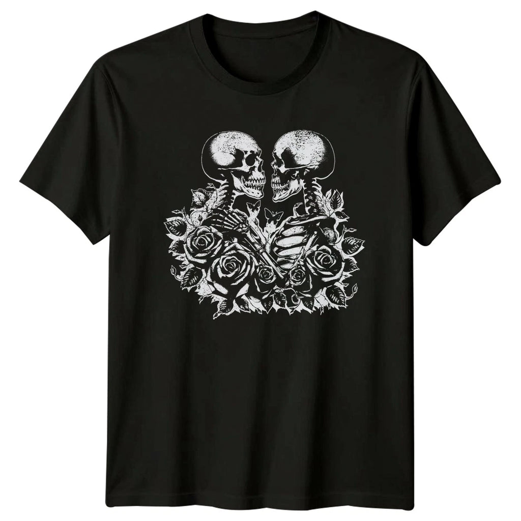 Til Death Do Us Part Eternal T-Shirt Gothic Anatomy Romance Valentines Day Gift