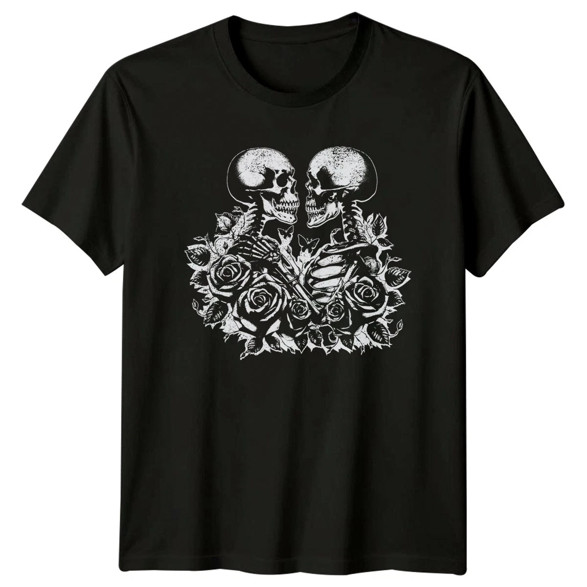 Til Death Do Us Part Eternal T-Shirt Gothic Anatomy Romance Valentines Day Gift