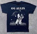 Rare! GG Allin Terror in America T-shirt Tee Full Size S to 5XL