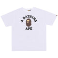 BAPE Classic College T-Shirt White | A Bathing Ape