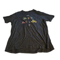 The Yetee Graphic T-Shirt Pixel Art Characters Black Tri Blend Size 2x Large
