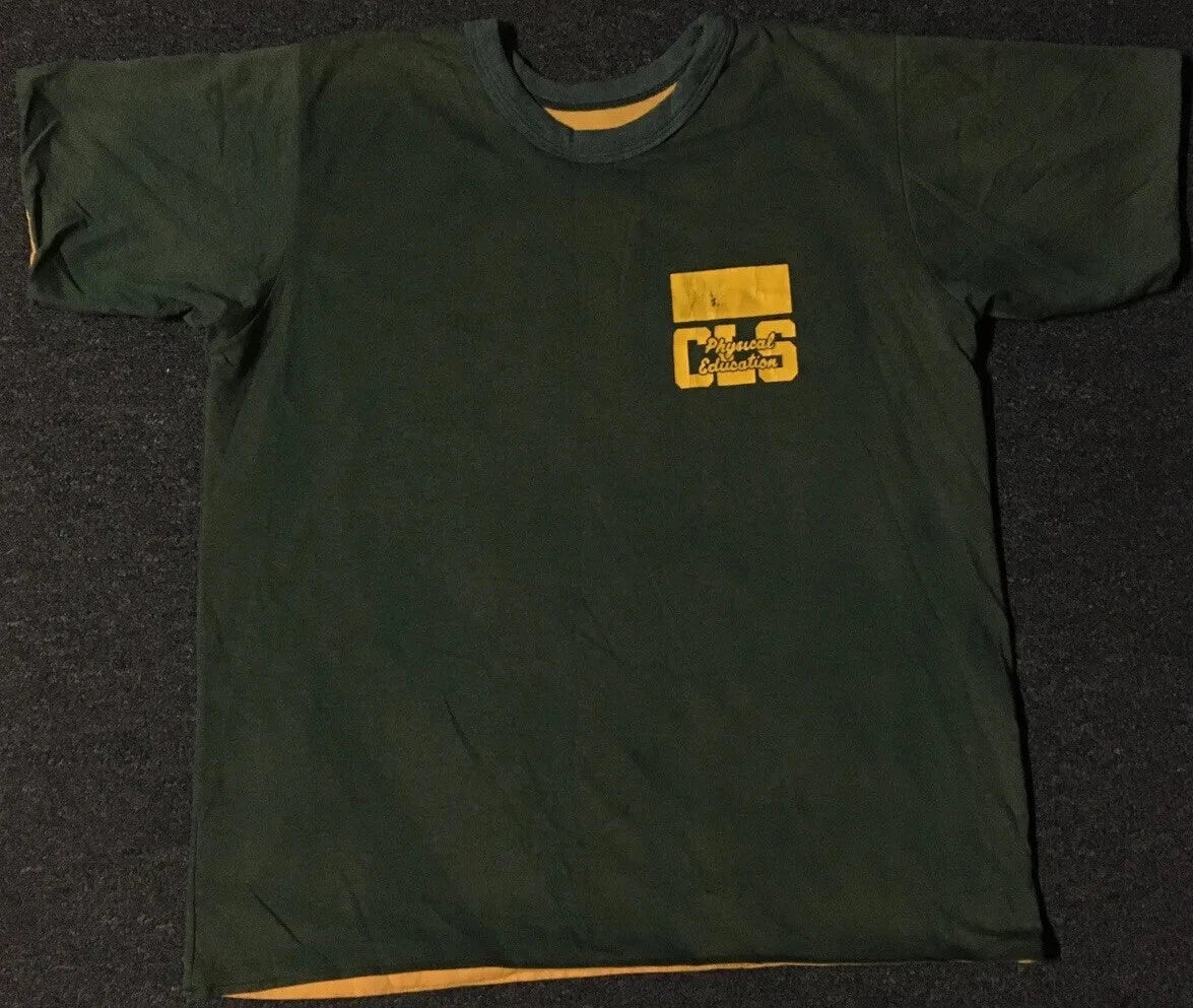 Vtg 70s 80s CLS School Physical Education Faded Shirt L XL USA Track Grunge PE