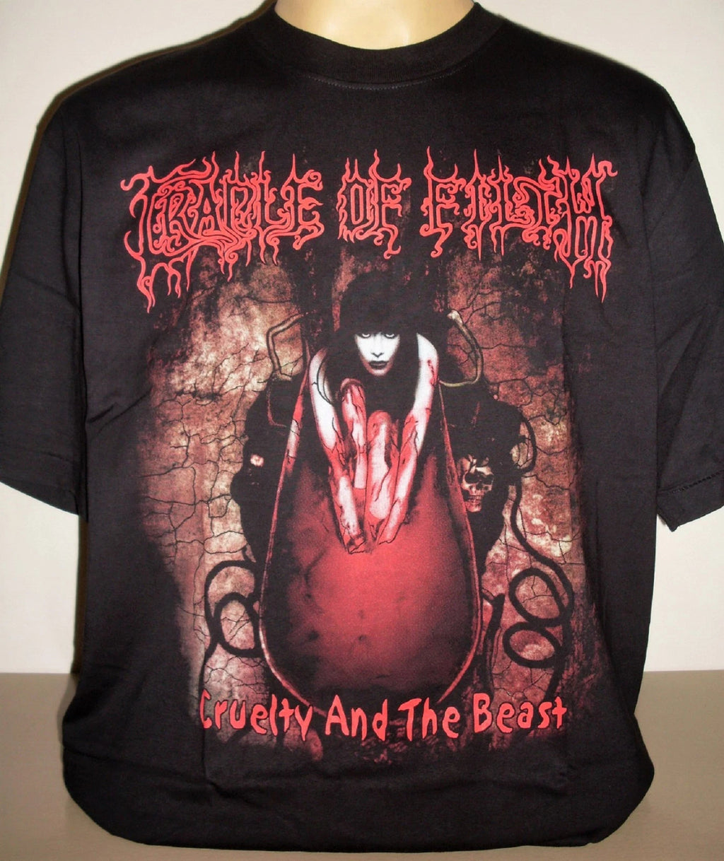 Cradle Of Filth Cruelty And The Beast T-Shirt Size S M L XL 2XL 3XL Gothic Metal