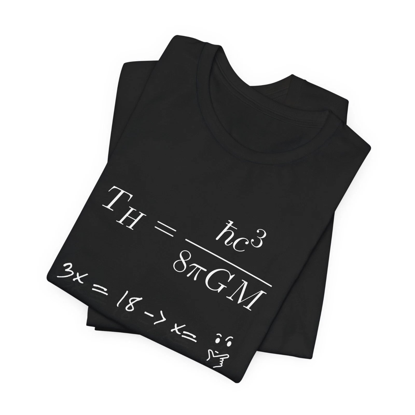 Funny Physics TShirt Hawking Radiation Equation Math Nerd Geek Gift Men Women Te