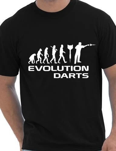 Evolution Of Darts Dart Player Funny Mens T-Shirt Gift Size S-XXL