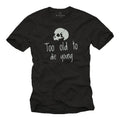 Mens funny T-shirt saying birthday gift skull skull funny cool