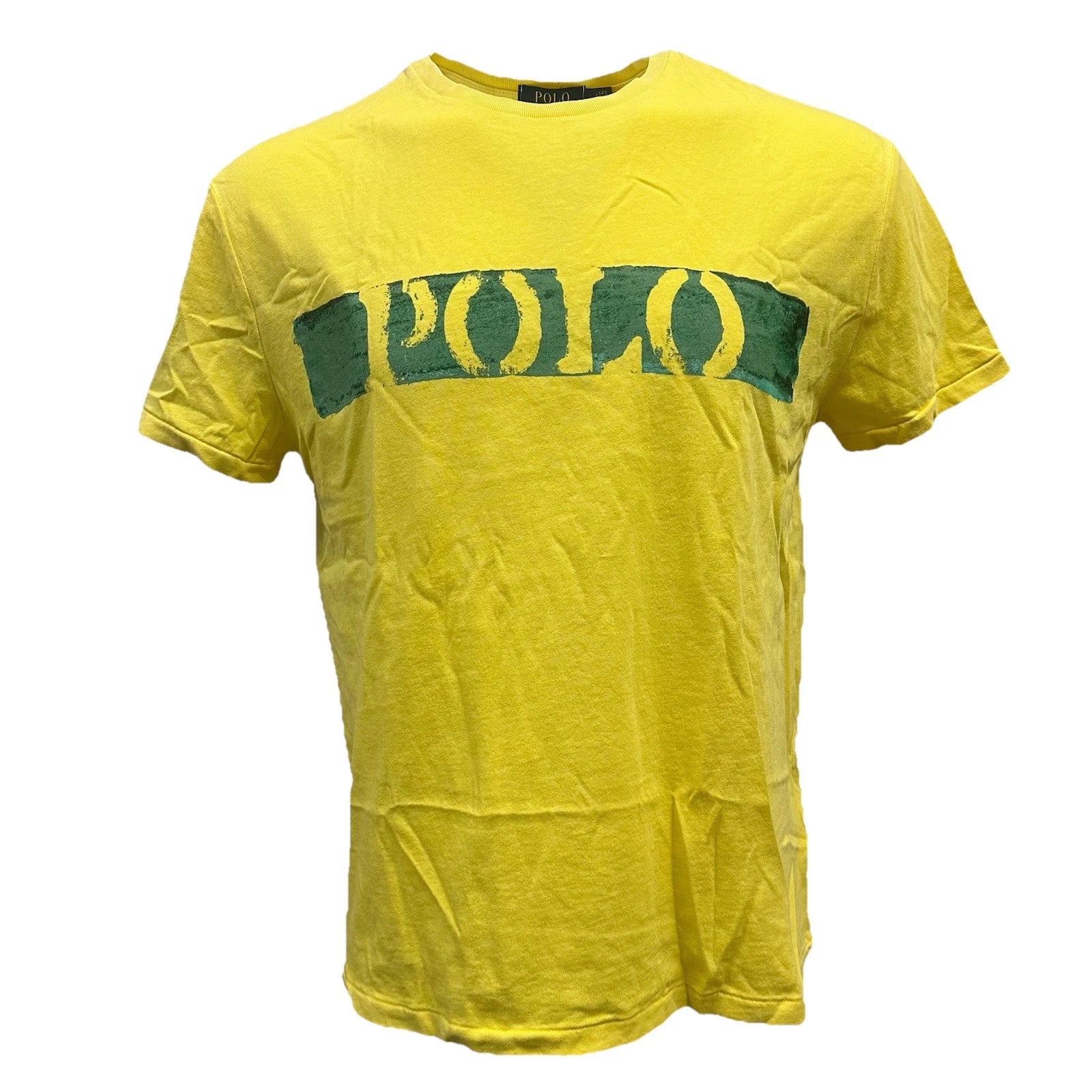 Polo Ralph Lauren Men's Big & Tall 2XB Coastal Yellow Classic Fit Logo T-Shirt