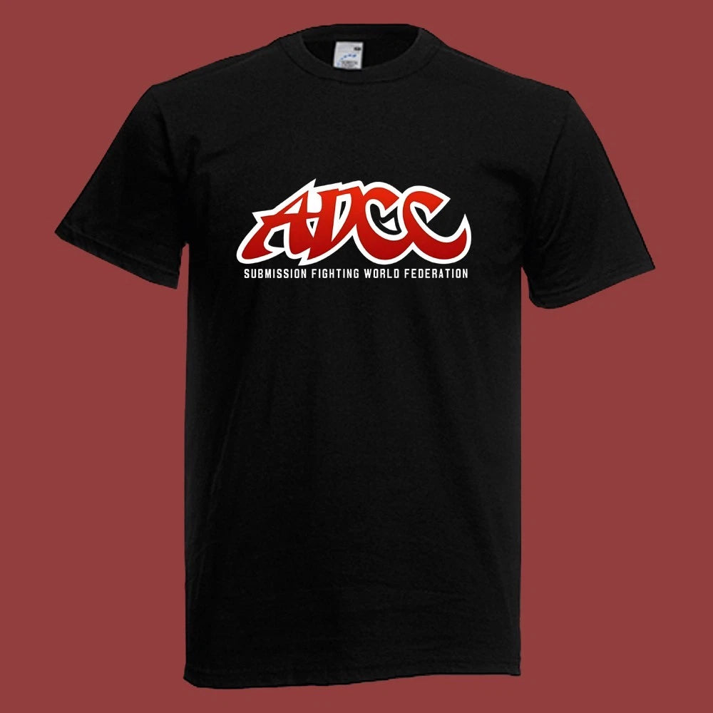 ADCC Submission Fighting World Federation Men's Black Size S-5XL