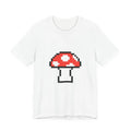 Unisex Jersey Short Sleeve Tee Cute Retro 8-Bit Pixel Art Super Red Mushroom
