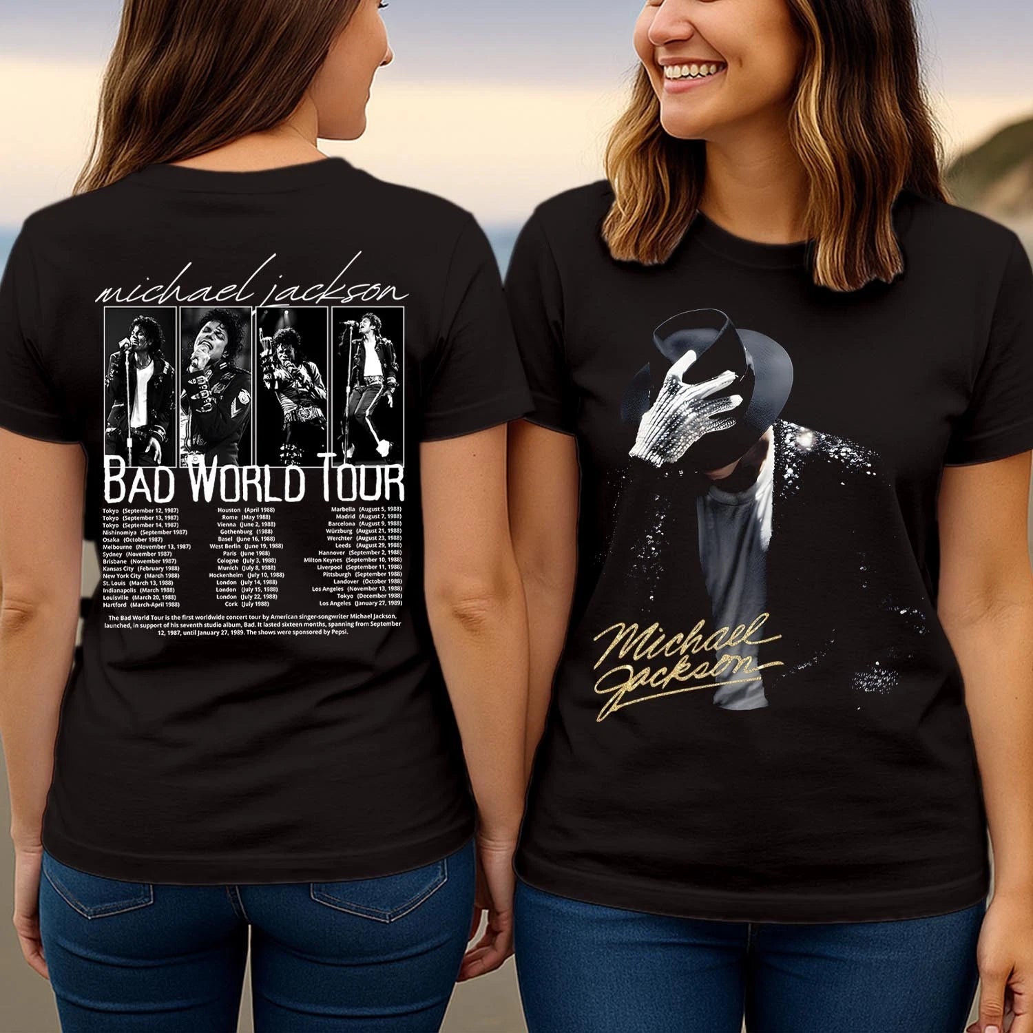 Michael Jackson King of Pop Shirt Beat It Thriller T-shirt MJ-2