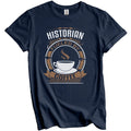 Historian Fueled By Coffee Funny Graphic T-Shirt