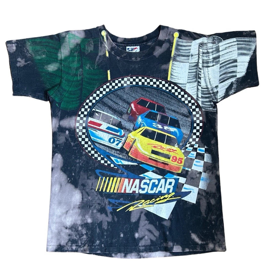 NASCAR Custom Men’s Graphic Black Short Sleeve T-Shirt