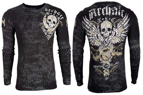 Archaic By Affliction Men's Thermal Shirt Tramp