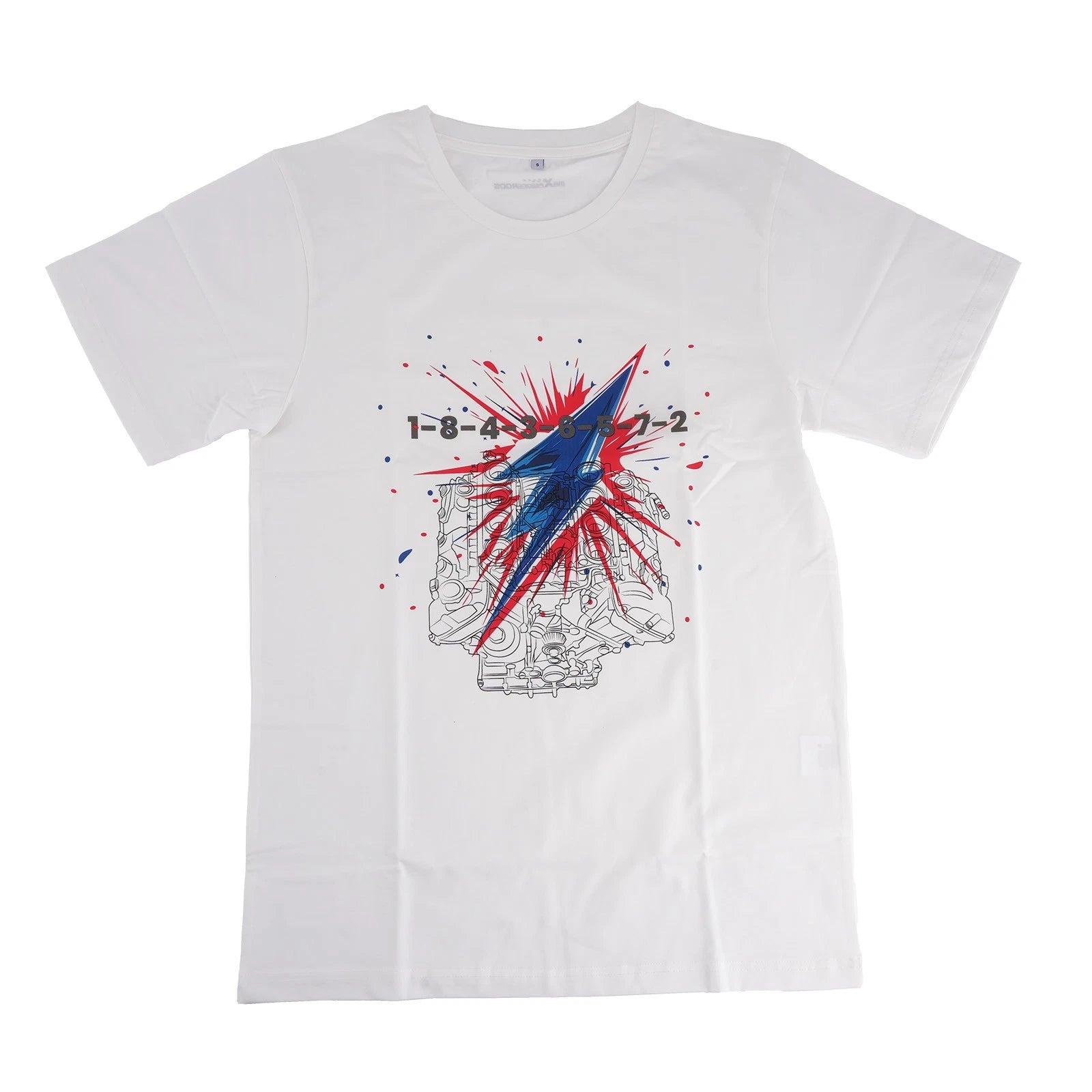Car Culture Graphic Shirts for Men Retro Auto Art Casual Street Tee