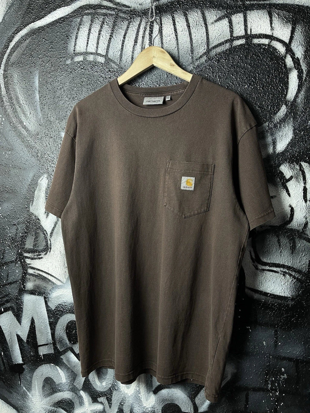 Carhartt WIP Brown Pocket Loose Short Sleeve T-Shirt Men’s Size Medium