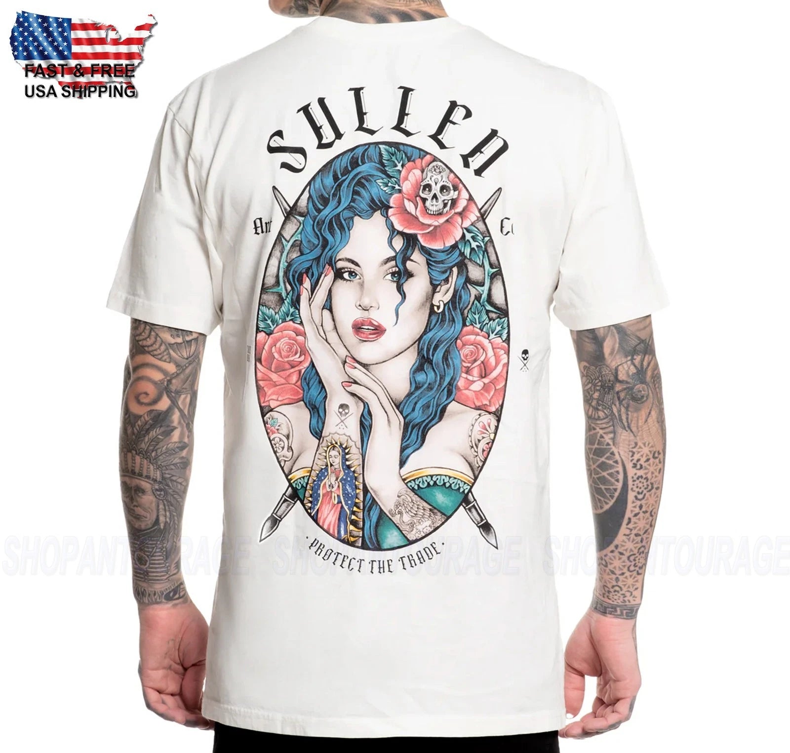 Sullen Art Collective Hermosa Premium Fit SCM6551 Short Sleeve T-shirt For Men