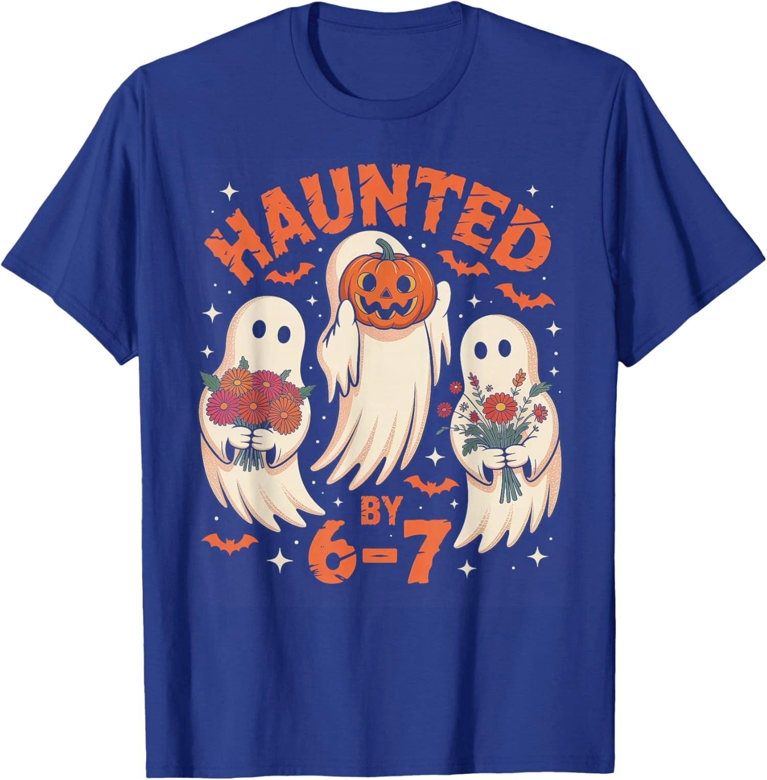 Meme Scary Halloween Haunted by 6 7 Six Seven Unisex T-Shirt