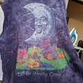 Vintage 90s Grateful Dead Liquid Blue Dancing Bears T-Shirt Muscle Tank Tie Dye