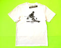 KARL LAGERFELD Men’s Short Sleeve T-Shirt Paris X-LARGE White w/Black Cotton NEW