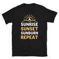 Sunburn Sassy Sarcastic Yoga Joke