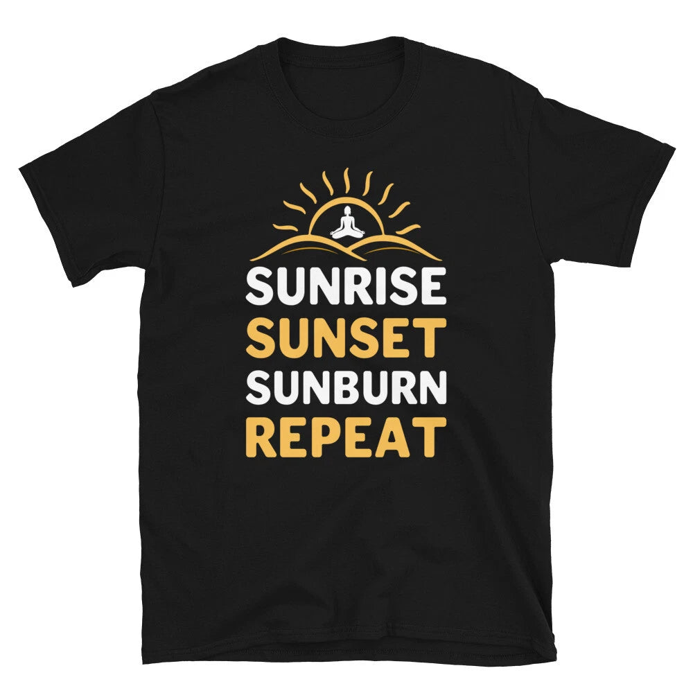 Sunburn Sassy Sarcastic Yoga Joke