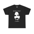 Manson Never Trust A Hippy Graphic Tee Shirt,