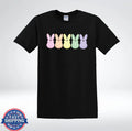 Cute Pastel Bunny Rabbits Graphic Easter Kawaii Aesthetic Gift T-Shirt