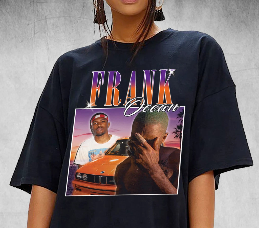 Frank Ocean T Shirt Vintage 90's Tour Unisex Rap T-Shirt Graphic Tee Blonde Merch