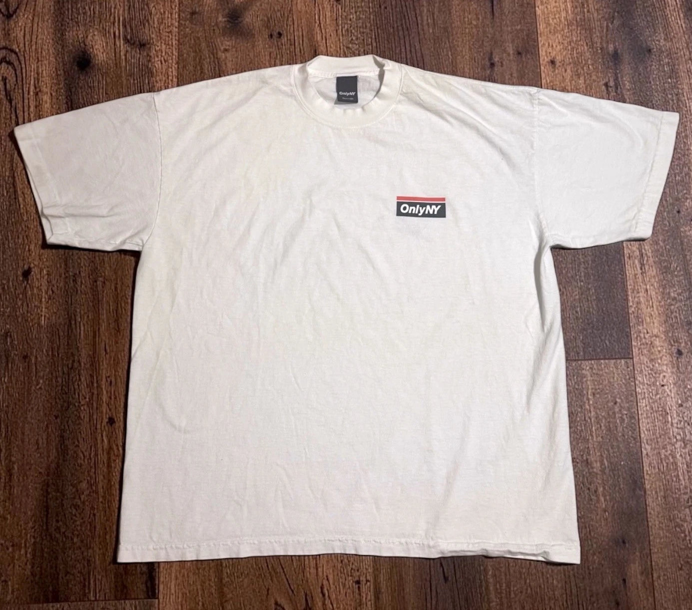 Vintage White Only New York T Shirt Size XL