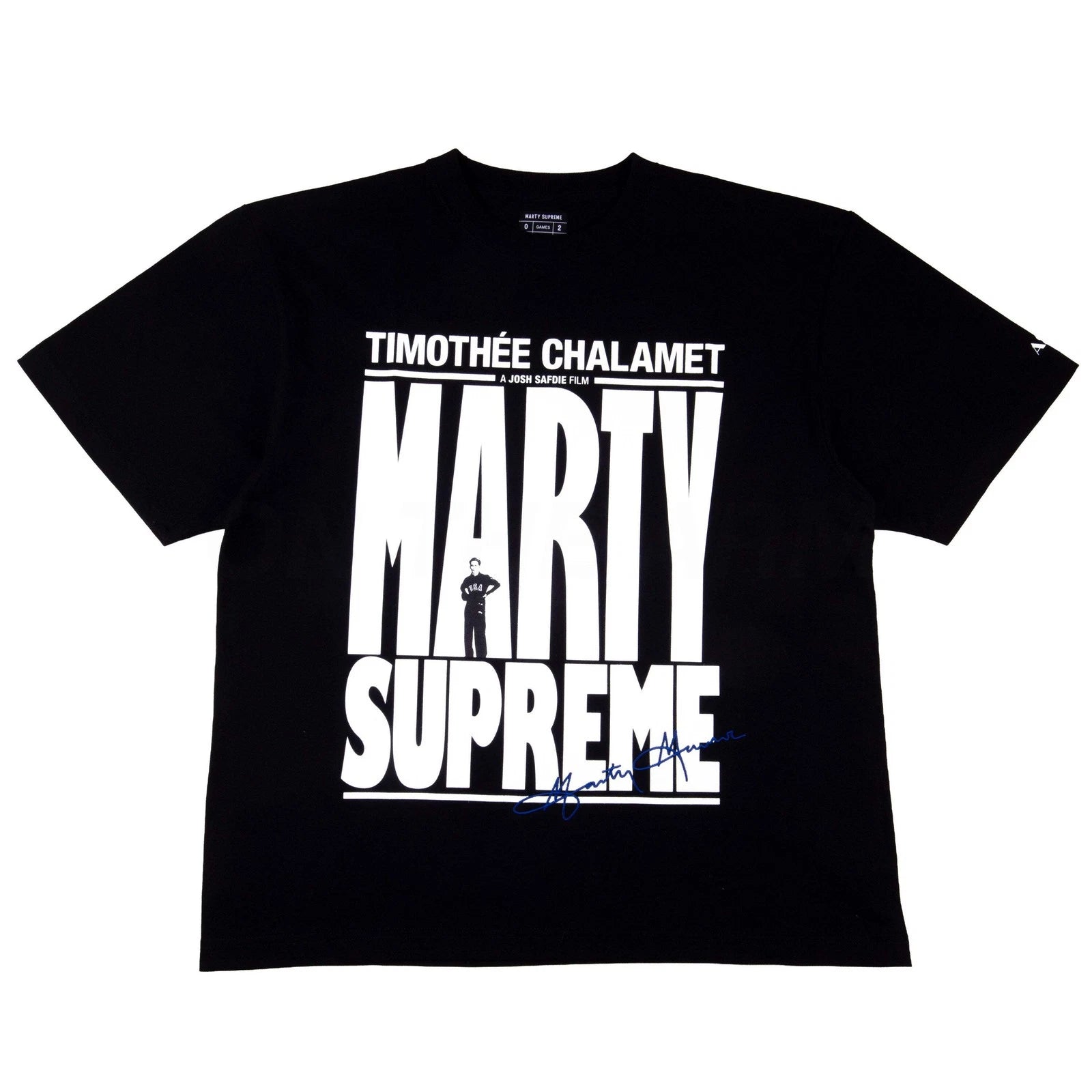 Marty Supreme Black A24 Urban Research Signature Tee Size L BRAND NEW