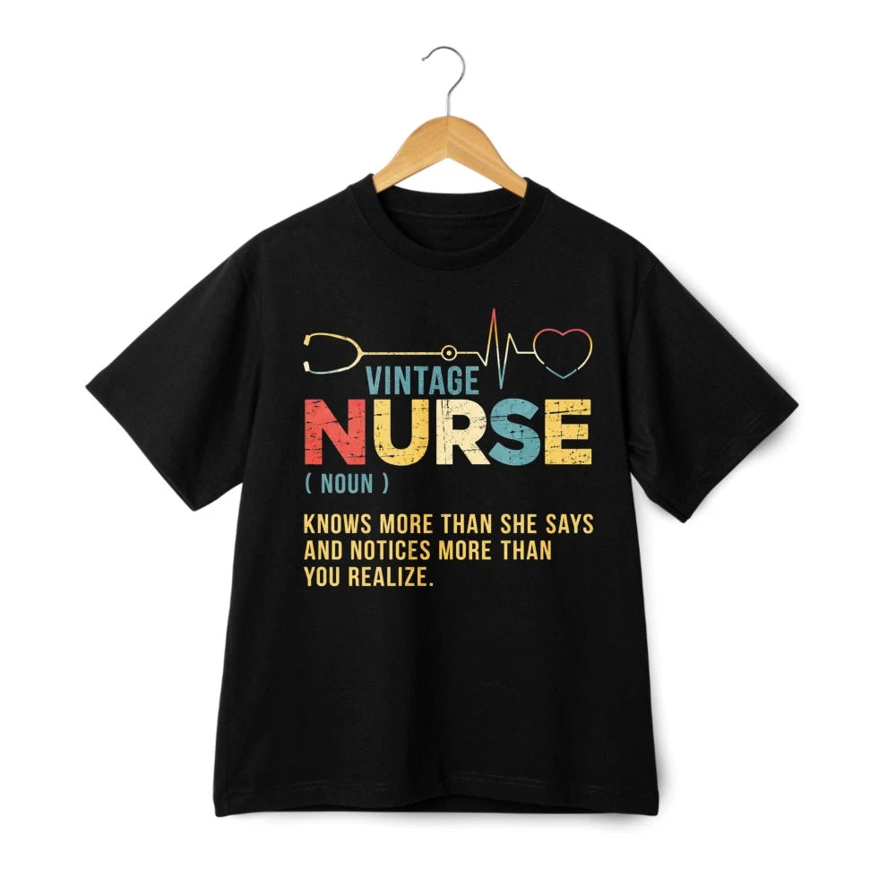 Retro Vintage Nurse Definition Unisex T-Shirt Gift For Nurses