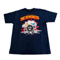 Y2K The Hundreds “the Beginning Of The End” Bomb Shirt Navy Blue Sz M Skateboard