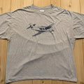Vintage Y2K Airplane Aircraft Pilot Aviation Flight Flying Travel T-Shirt 2XL
