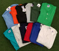 Vintage Russell Athletic Blank 2 Button Henley T-shirt Mens - Irregular