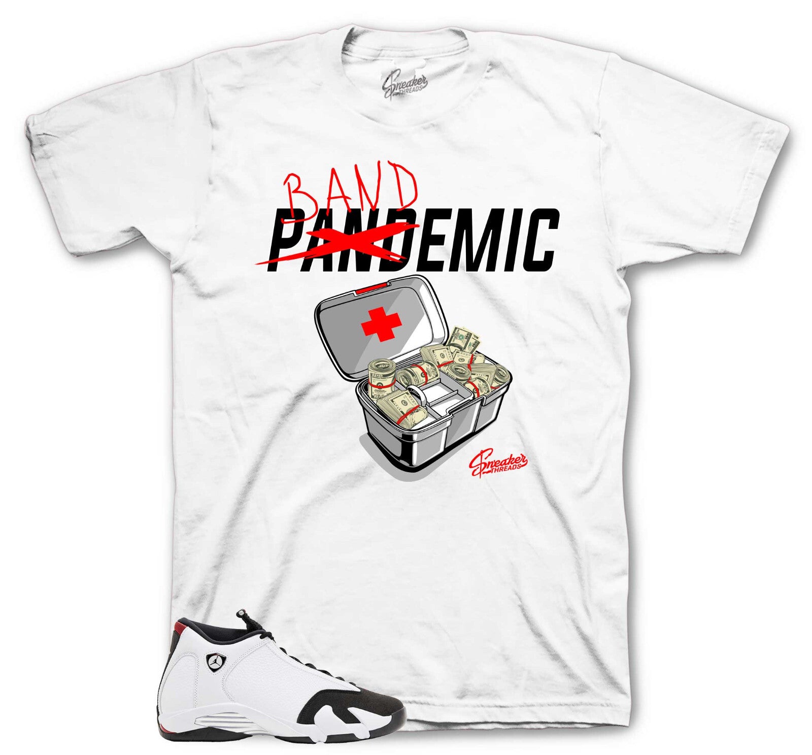 Shirts To Match Jordan 14 Black Toe Sneakers - Bandemic Tees