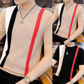 Korean Style Shirt Men Slim Fit Tee Korean Style Slim Fit Polyester Fabric