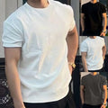 Daily Wear Mens Loose Tee 95% Polyester 5% Spandex Sportswear Summer Wear