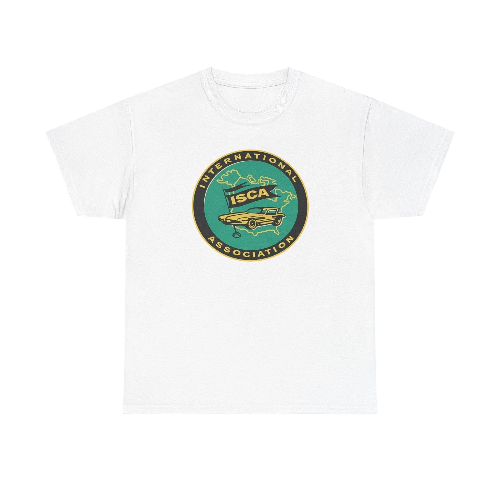 Vintage Show Car T-Shirt Cool Int'l Show Car Assoc Kustom Tee