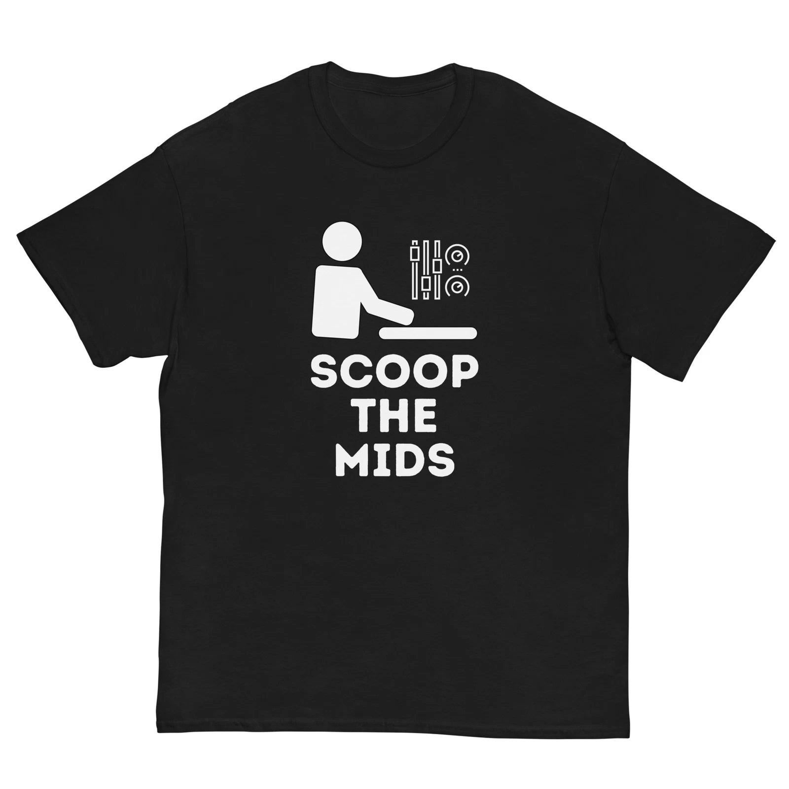 Scoop the Mids audio mixer engineer fun novelty Men's classic tee