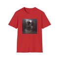 Gothic Moon Skull T Shirt | Dark Fantasy Graphic Tee | Skull & Smoke Art