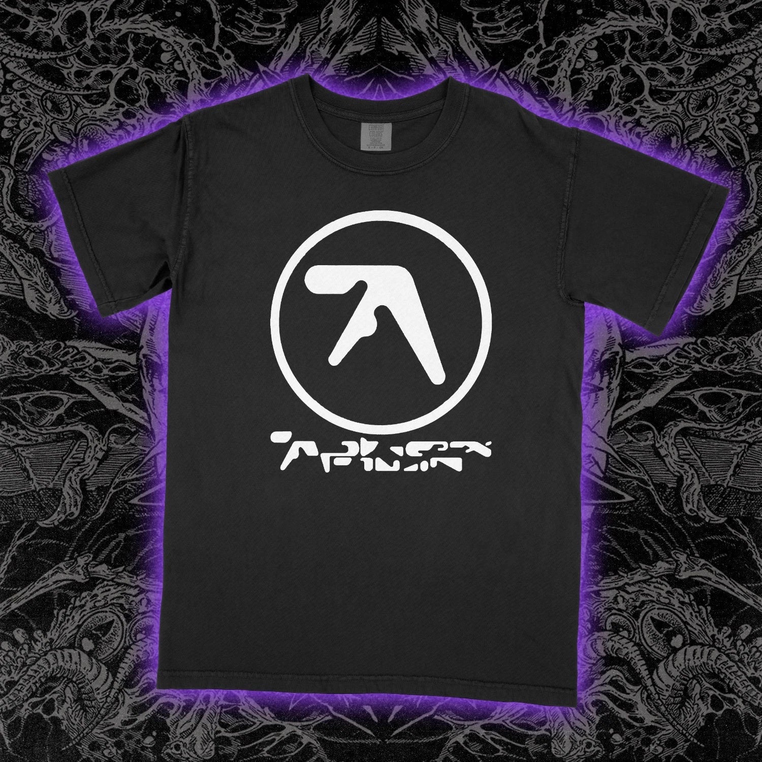 Aphex Twin T-Shirt Vintage Electronic Music Graphic Tee IDM Techno Unisex