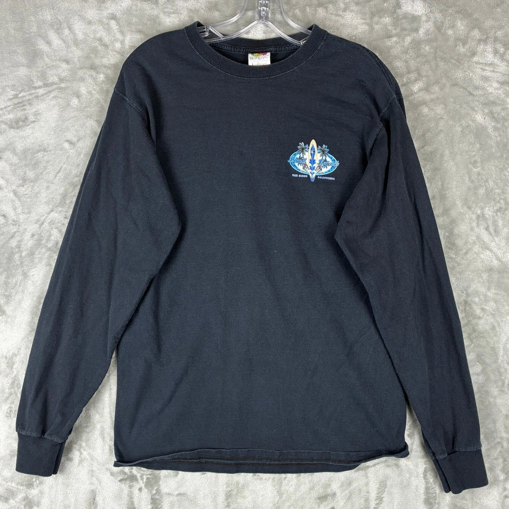 Fruit of the Loom Lofteez Mens Island Legends San Diego Surf T-Shirt Black M