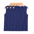 Mens Casual Solid Color V Neck Vest Sleeveless Seamless Ice Silk Fabric